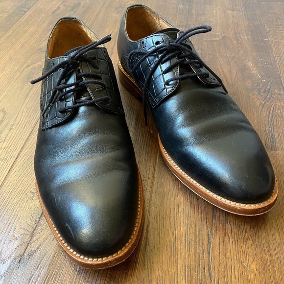 Warfield & Grand Archer Black Leather Oxford SZ 8 main image 4